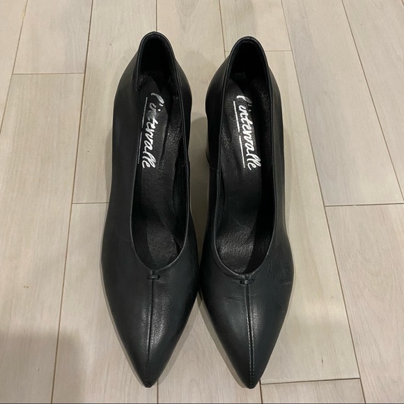 COPY - Brand new l’intervalle black leather pumps - Picture 2 of 4